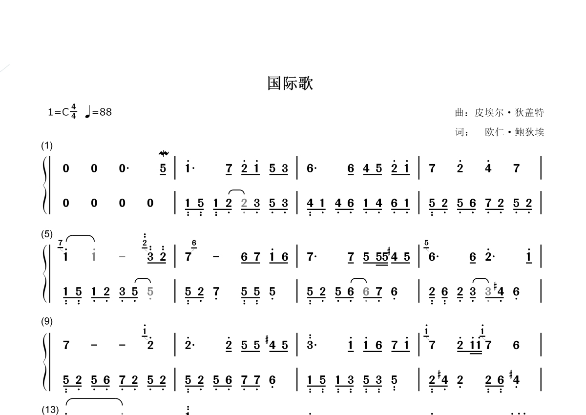 唐朝乐队国际歌贝斯谱图片